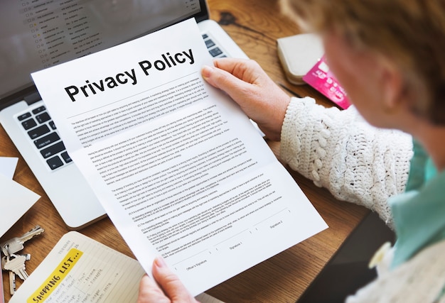 Privacy Policy Service Documents Terms of Use Concept