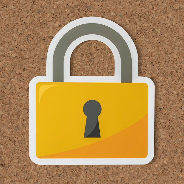 Free photo privacy safety security lock icon