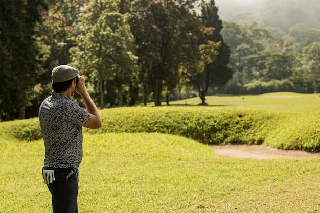 Free photo professional golfer. bali. indonesia.