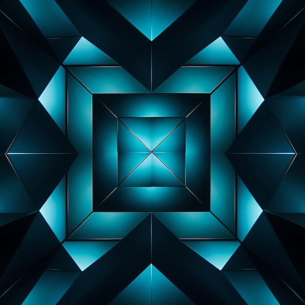 Free Photo psychedelic cube ai generated