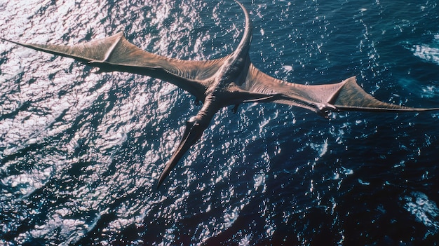 Pterodactylus in natural environment