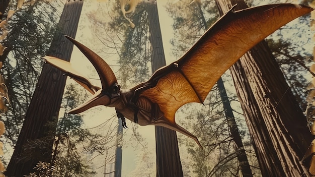 Free photo pterodactylus in natural environment