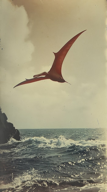 Free photo pterodactylus in nature