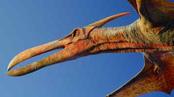 Free photo pterodactylus winged dinosaur flying