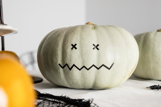 Free Photo pumpkin decoration for halloween