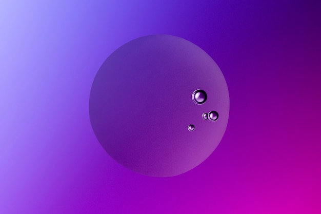 Free Photo purple abstract background oil bubble texture wallpaper