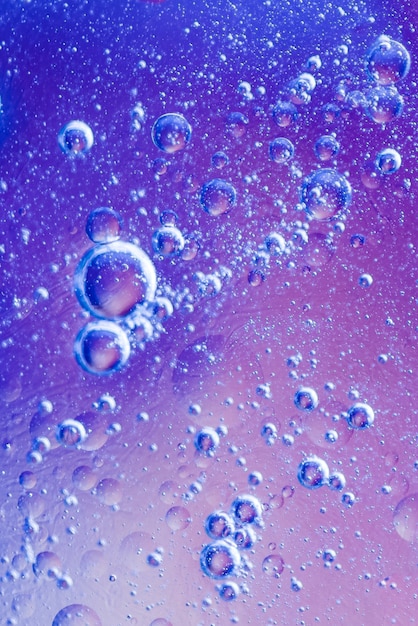 Purple abstract background with bubbles