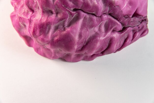 Purple cabbage on the table