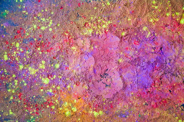 Free Photo purple colourful powder on table