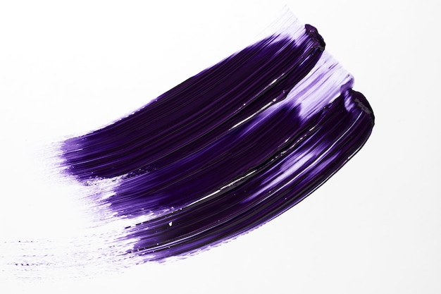 Free photo purple paint abstract brush stroke