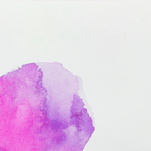 Purple paints on white paper