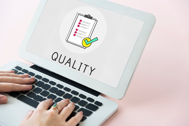 Free Photo quality assurance clipboard icon