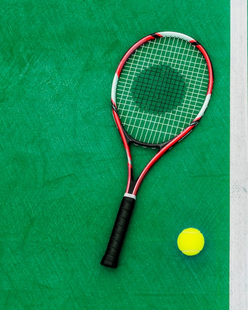 Racket Tennis Ball Sport Equipment Concept