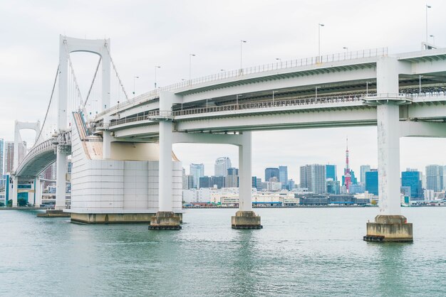 Rainbow Bridge in Odaiba, Tokyo