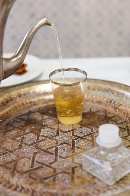 Ramadan concept with tea