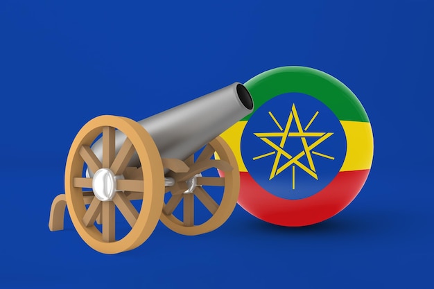 Free photo ramadan ethiopia with cannon