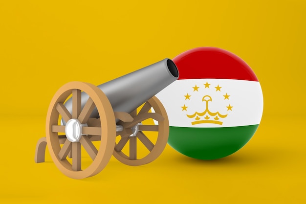 Free photo ramadan tajikistan with cannon