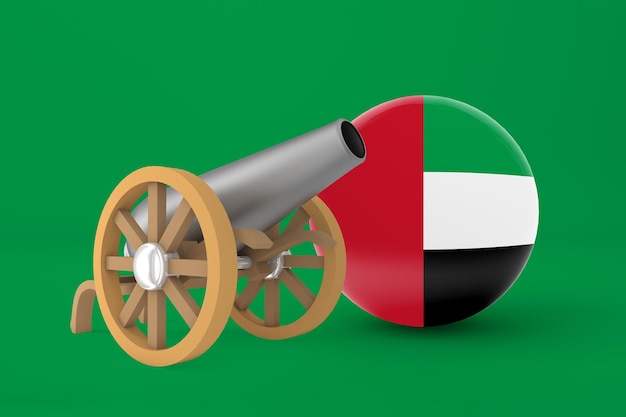 Free Photo ramadan united arab emirates with cannon