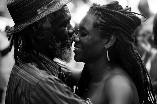 Rastafari movement with individual wearing dreads