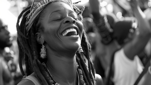 Rastafari movement with individual wearing dreads