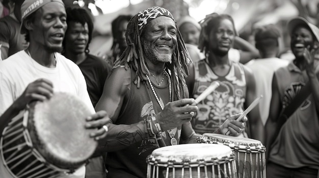 Free photo rastafari movement with individual wearing dreads