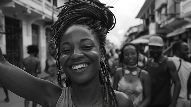 Rastafari movement with individual wearing dreads