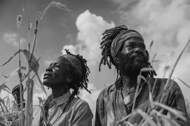 Free Photo rastafari movement with individual wearing dreads