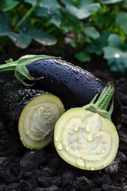 Free photo raw food with water drops