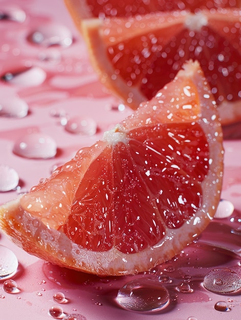 Free Photo raw food with water drops