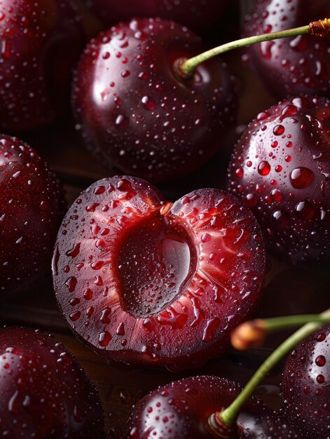 Raw foodstuff with water drops in studio