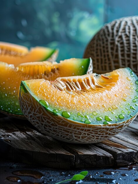 Raw foodstuff with water drops in studio