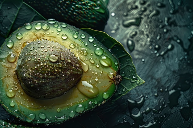 Free photo raw foodstuff with water drops in studio