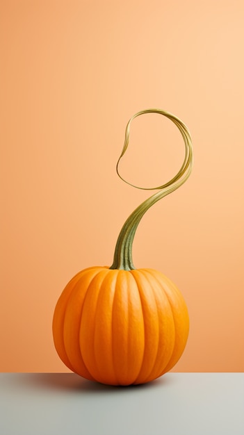 Free photo raw pumpkin in studio