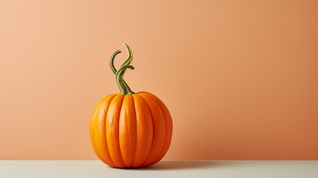 Free Photo raw pumpkin in studio