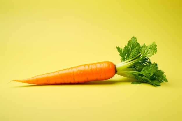 Free photo realistic image of carrot on colourful background