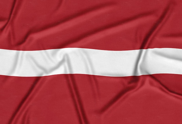 Realistic Latvia Flag Background