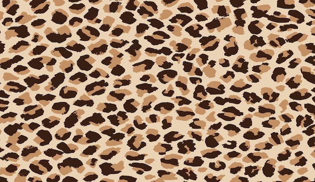 Free photo realistic leopard skin pattern