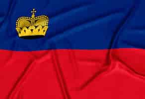 Free photo realistic liechtenstein flag background