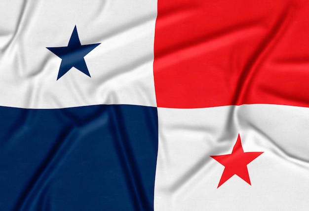 Free photo realistic panama flag background