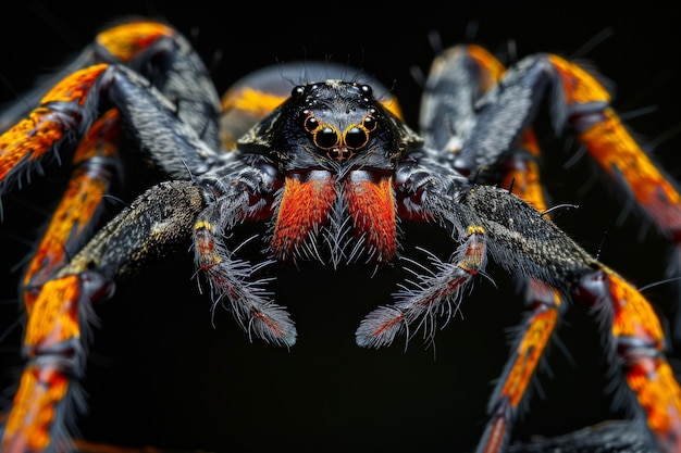 Free Photo realistic spider in nature