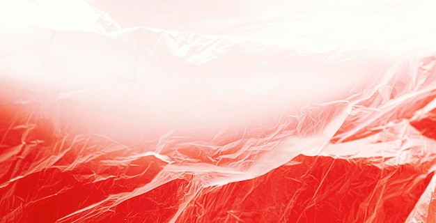 Free photo red abstract plastic bag concept