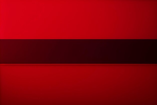 A red background with a black stripe that says'red '