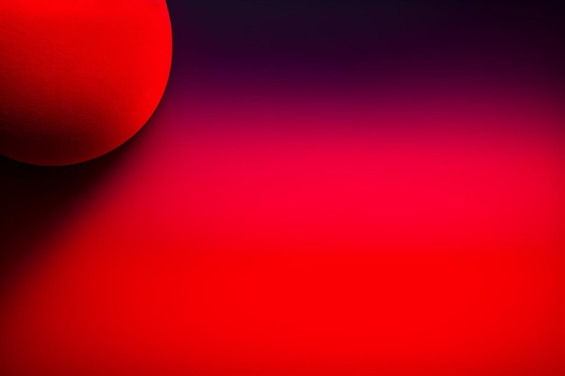 A red ball with a red background and a pink background.