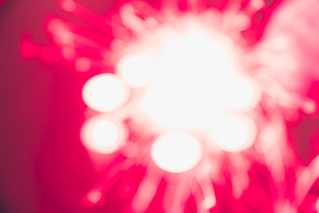 Free Photo red blurred firework display