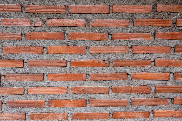 Free photo red brick wall background