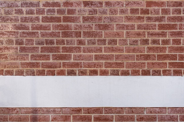 Free photo red brick wall background