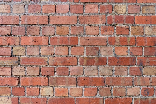 Red brick wall background