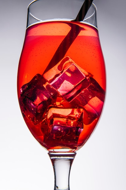 Red cocktail