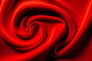 Free photo red fabric with a swirl of light