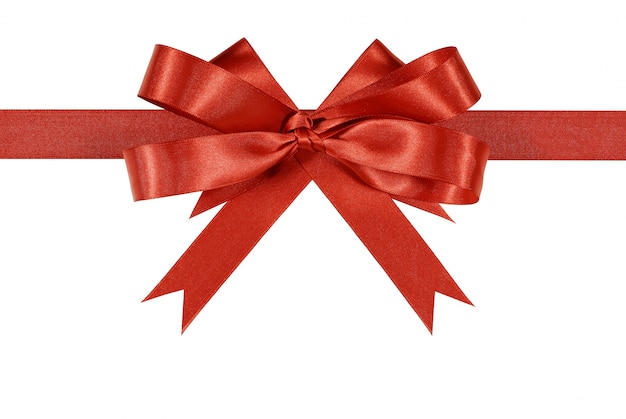 Free Photo red gift ribbon